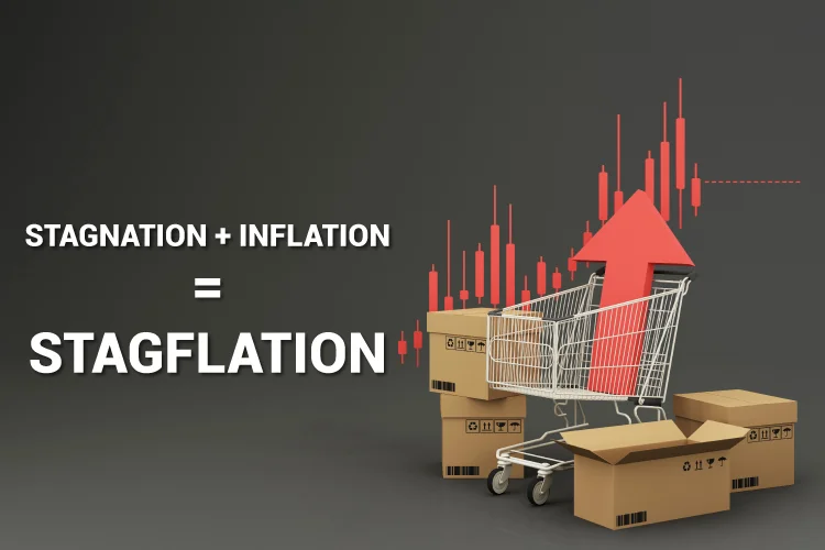 Stagflation is a combination of economic stagnation and inflation.